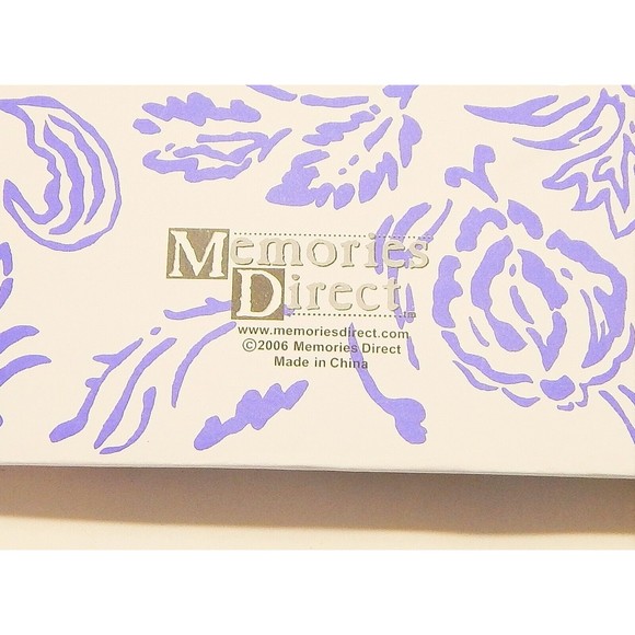 Memories Direct Scrapbook Lavender Album Papers Instruction Books Stickers Lot - Picture 9 of 11
